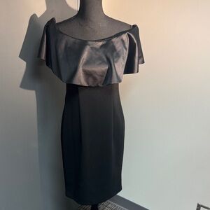 Adrianna Papell Black Strapless Dress